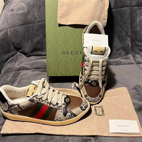 gucci snake sandals mens|Gucci snake shoes men.